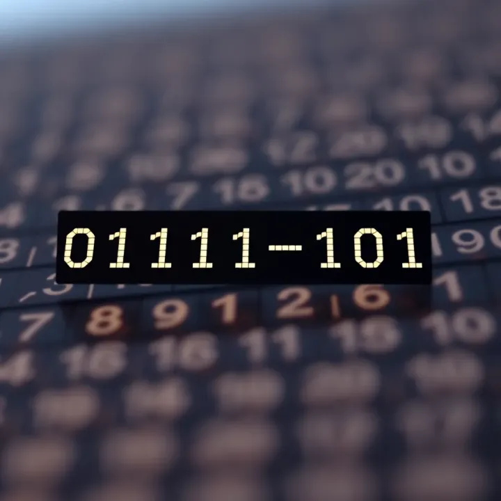 Visual representation of two's complement method used in binary subtraction